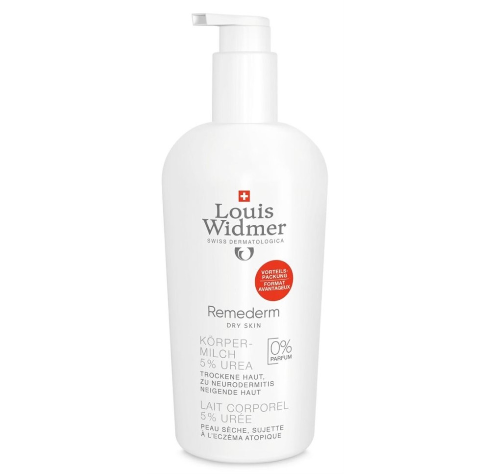 WIDMER Remederm lait cor 5% urée s parf 400 ml