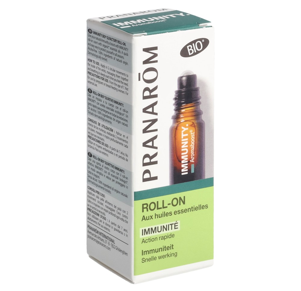 PRANAROM Aromaboost roll-on Immunity bio 5 ml PRANAROM Aromaboost roll-on Immunity bio 5 ml