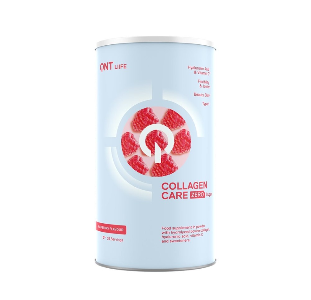 QNT Collagen Care Zero Sugar Raspberry bte 390 g QNT Collagen Care Zero Sugar Raspberry bte 390 g