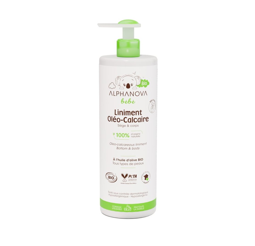 ALPHANOVA BB liniment oléo-calcaire bio 400 ml