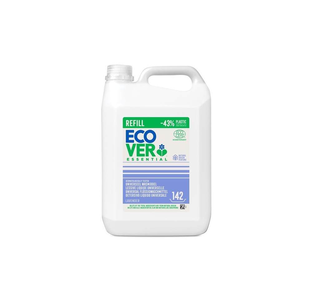 ECOVER Essential lessive liquide uni lavan 5 lt