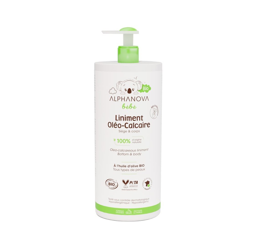 ALPHANOVA BB liniment oleo calcaire bio fl 900 ml