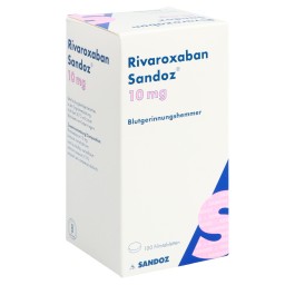 RIVAROXABAN Sandoz cpr pell 10 mg bte 100 pce