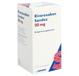 RIVAROXABAN Sandoz cpr pell 20 mg bte 100 pce