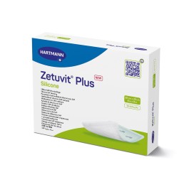 ZETUVIT Plus Silicone 20x20cm 10 pce