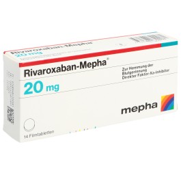 RIVAROXABAN Mepha cpr pell 20 mg 14 pce