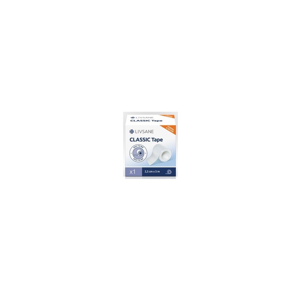 LIVSANE Classic sparadrap 2.5cmx5m