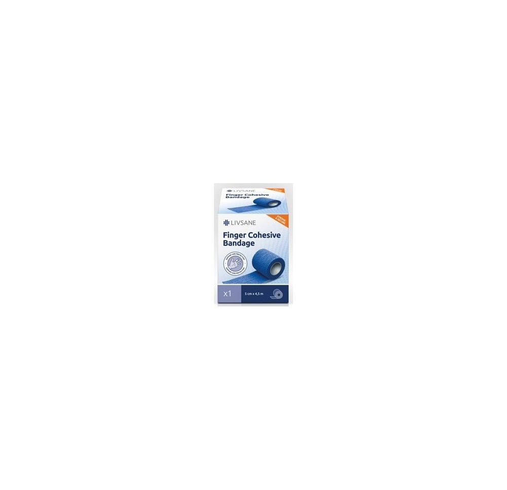 LIVSANE pansement pour les doigts 5cmx4.5m adhésif