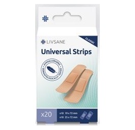 LIVSANE Classic pansements univer band 20 pce