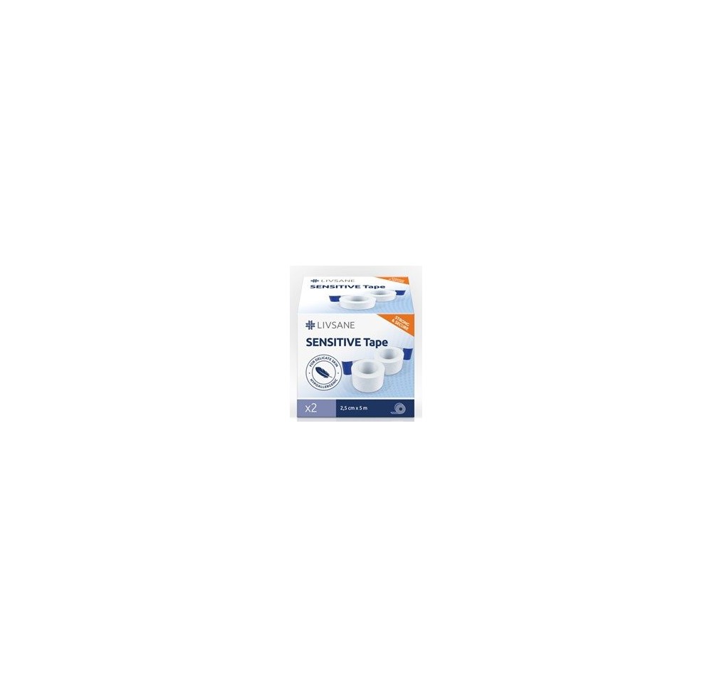 LIVSANE Sensitiv sparadrap 2.5cmx5m