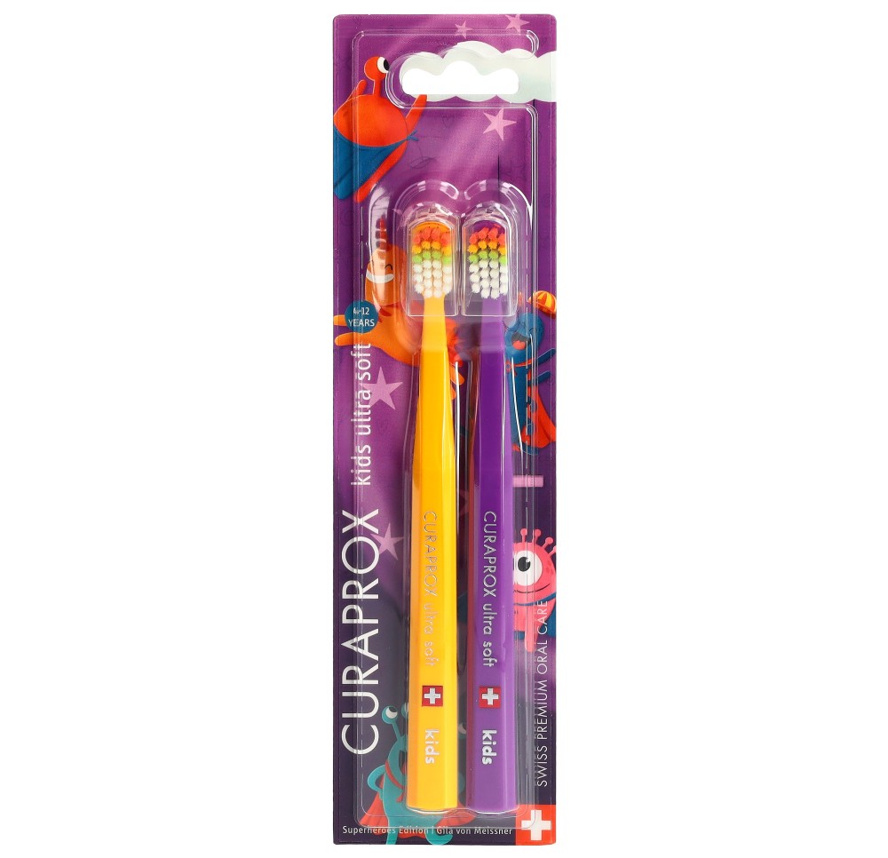 CURAPROX kids Superheroes Edition 2024 2 pce