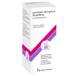 LEVOCALM sirop 30 mg/5ml fl 200 ml