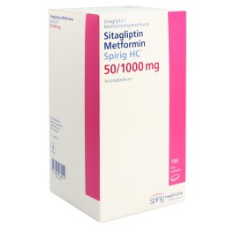 SITAGLIPTIN Metfor Spirig HC 50/1000mg bte 196 pce