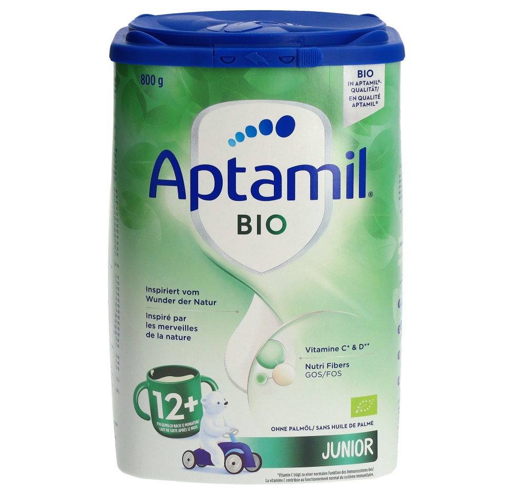 APTAMIL BIO Junior 12+ (nouveau) bte 800 g APTAMIL BIO Junior 12+ (nouveau) bte 800 g