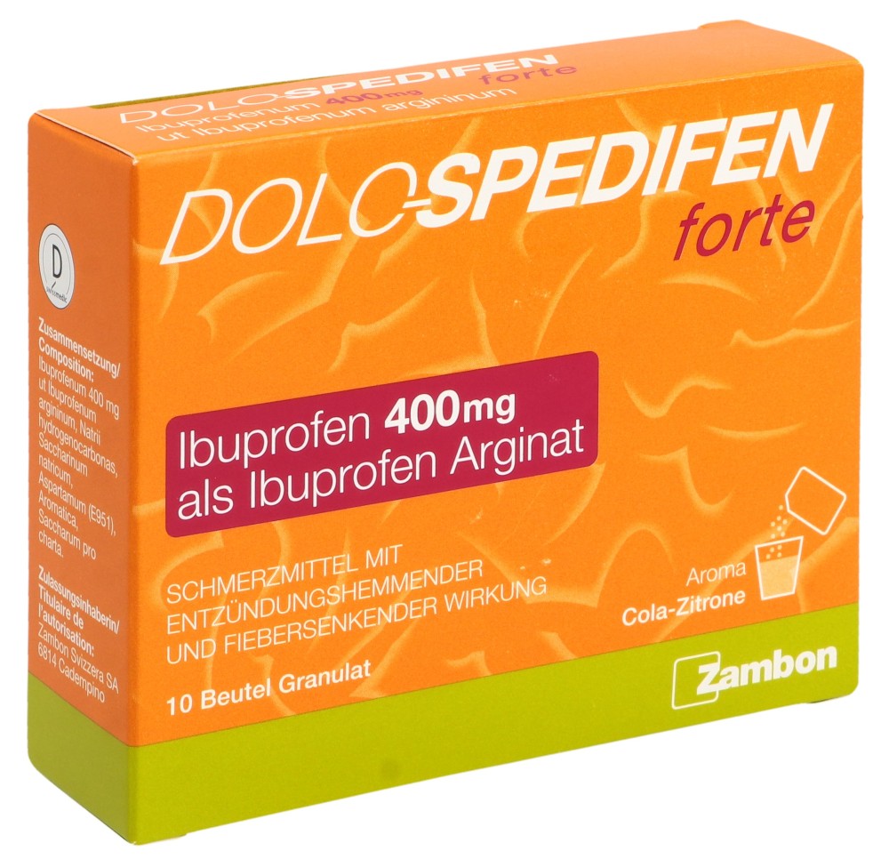 DOLO SPEDIFEN forte gran 400 mg sach 10 pce DOLO SPEDIFEN forte gran 400 mg sach 10 pce