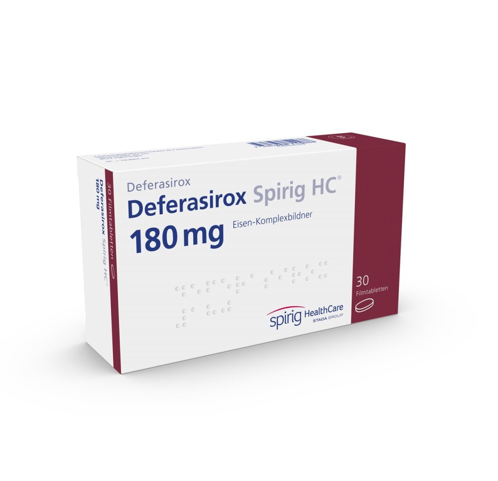 DEFERASIROX Spirig HC cpr pell 180 mg 30 pce DEFERASIROX Spirig HC cpr pell 180 mg 30 pce
