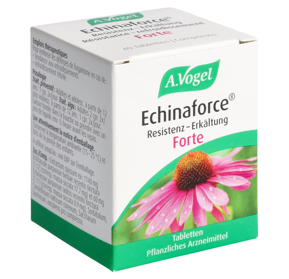 VOGEL Echinaforce résist-refroi forte cpr 40 pce VOGEL Echinaforce résist-refroi forte cpr 40 pce