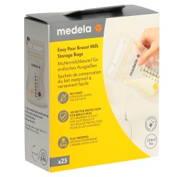MEDELA Easy Pour sachets cons lait mat 25 pce