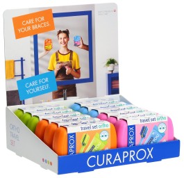CURAPROX travel set ortho display ass pce