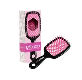 UNBRUSH brosse à démêler manche noir Cherry Bloss
