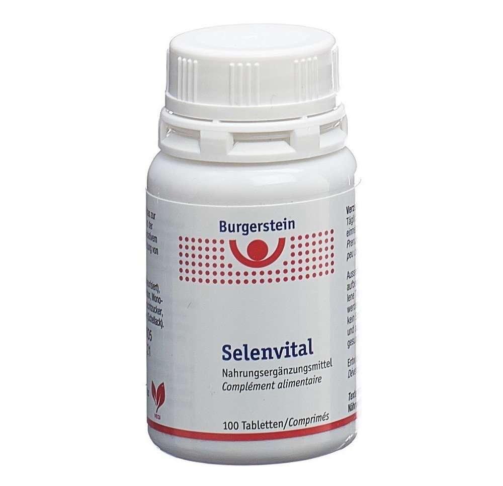 BURGERSTEIN Selenvital cpr 100 pce BURGERSTEIN Selenvital cpr 100 pce