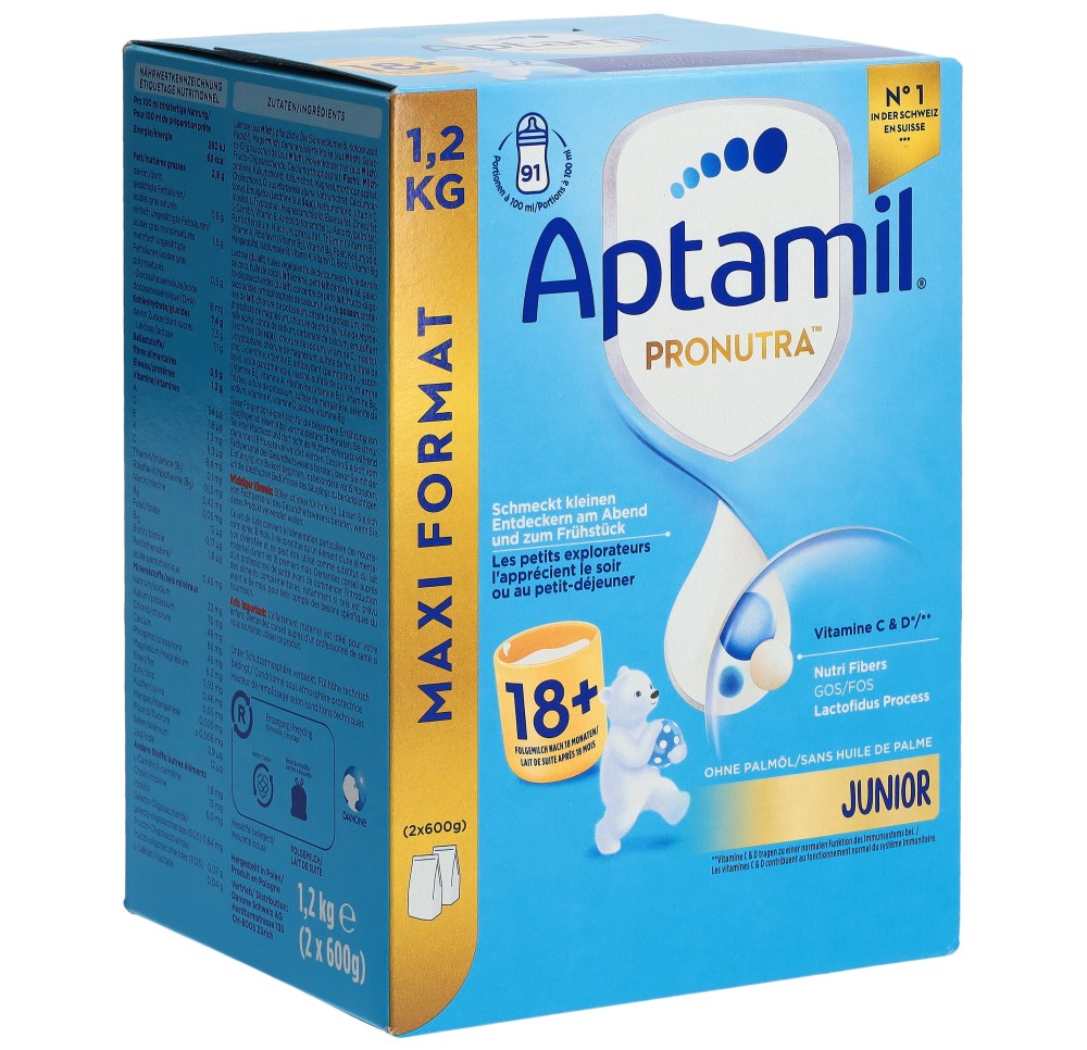 APTAMIL PRONUTRA 18+ Maxi Format bte 1200 g APTAMIL PRONUTRA 18+ Maxi Format bte 1200 g