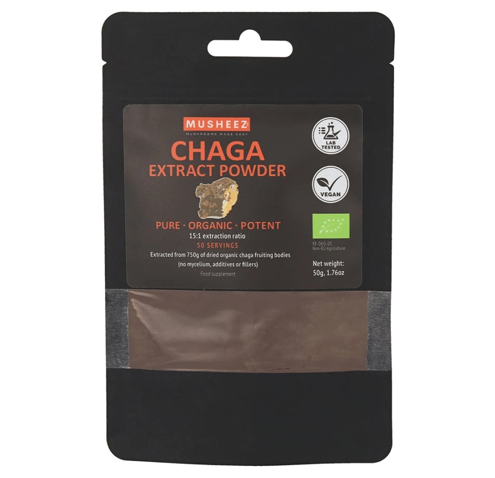 MUSHEEZ Chaga pdr champign vital BIO 50 g MUSHEEZ Chaga pdr champign vital BIO 50 g