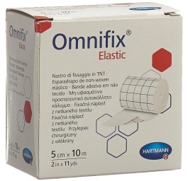 OMNIFIX adhésif non tissé 5cmx10m élastique blanc
