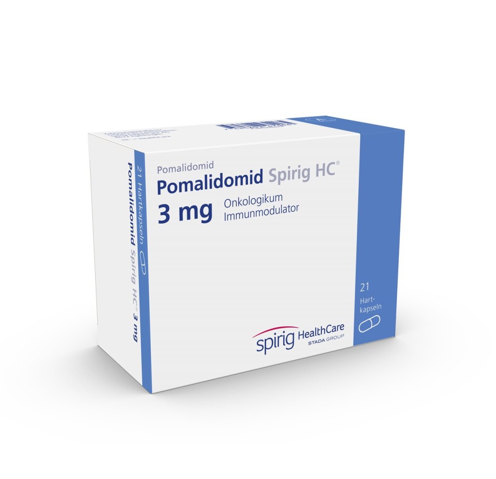 POMALIDOMIDE Spirig HC caps 3 mg 21 pce POMALIDOMIDE Spirig HC caps 3 mg 21 pce