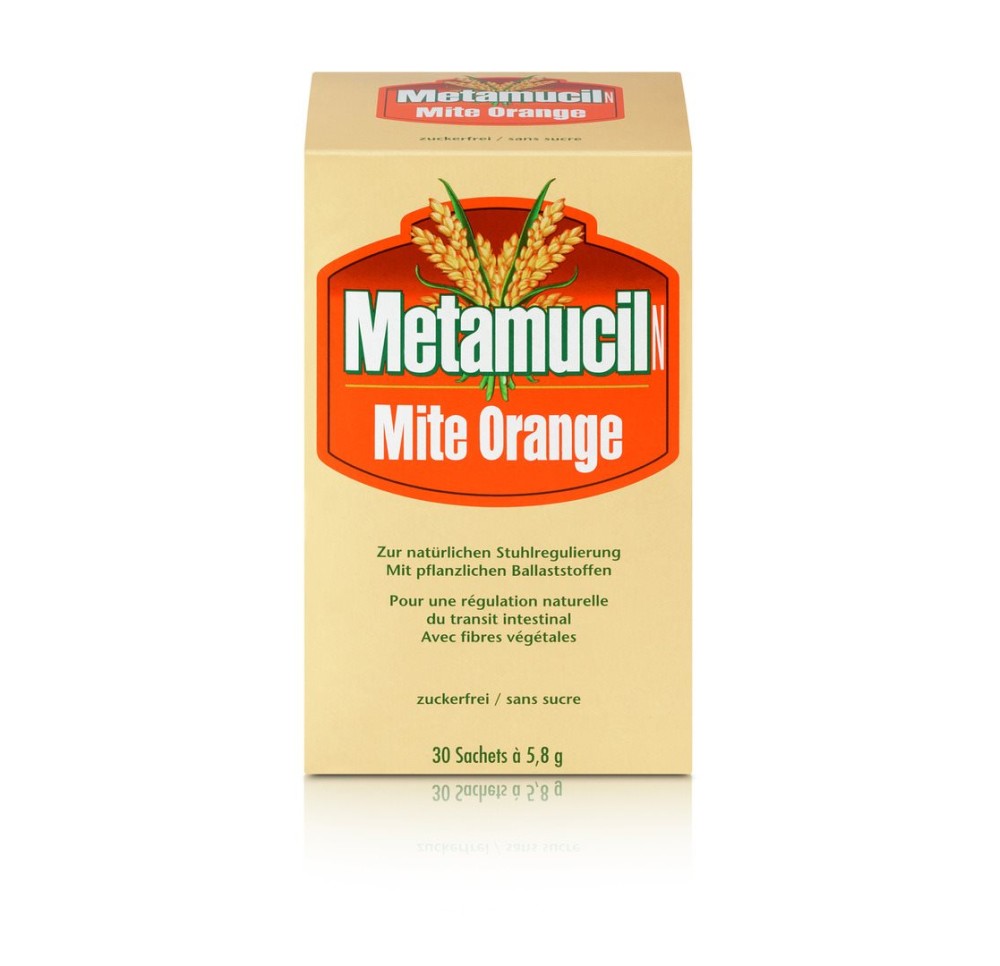METAMUCIL N Mite pdr 5.8 g orange 30 sach 5.8 g METAMUCIL N Mite pdr 5.8 g orange 30 sach 5.8 g