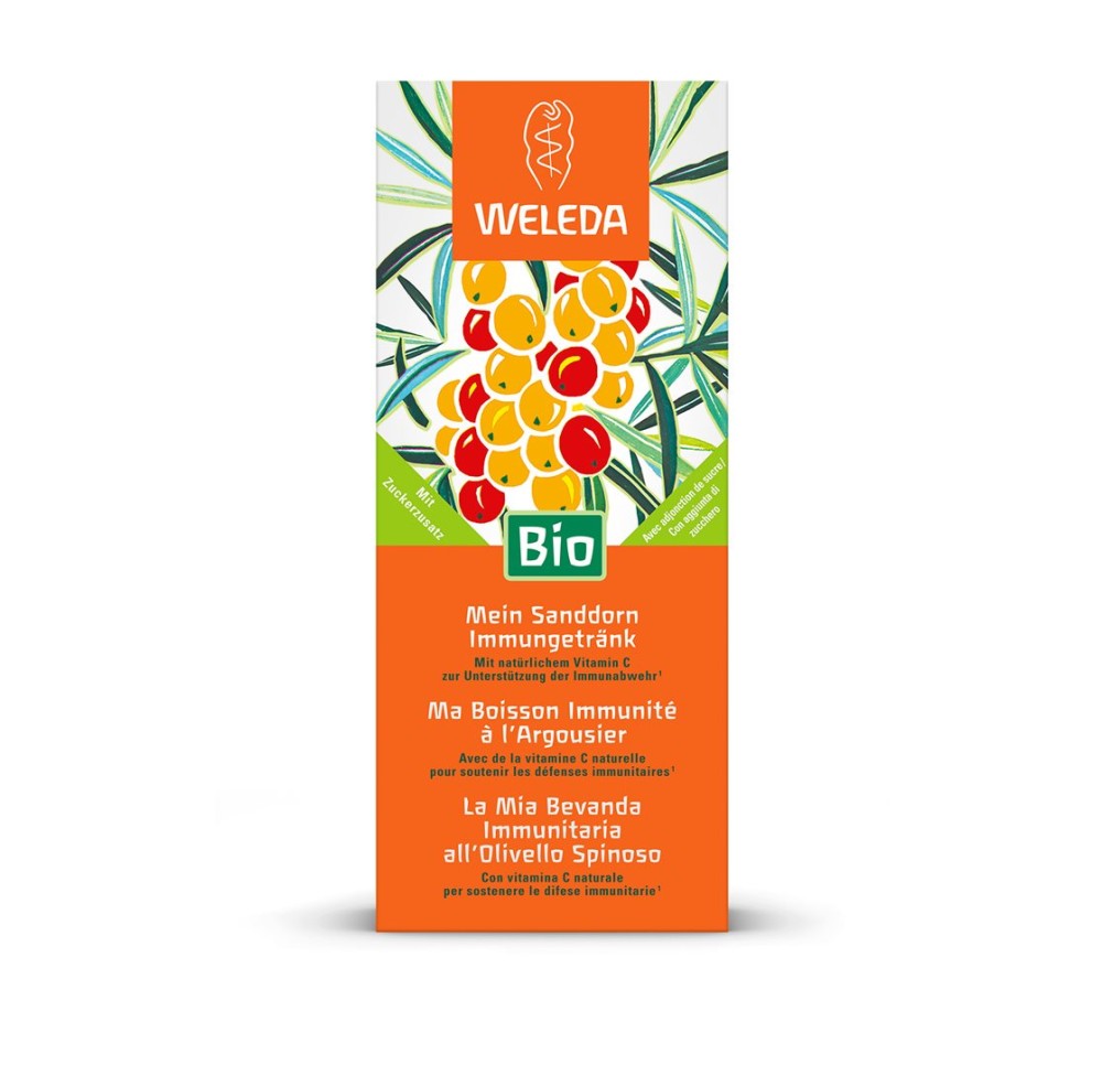 WELEDA ma boisson immun argousier fl 200 ml WELEDA ma boisson immun argousier fl 200 ml