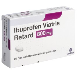 IBUPROFEN Viatris cpr pell ret 800 mg 20 pce