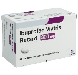 IBUPROFEN Viatris cpr pell ret 800 mg 50 pce