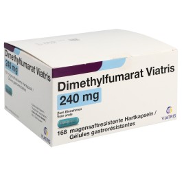 DIMETHYLFUMARAT Viatris caps 240 mg 168 pce