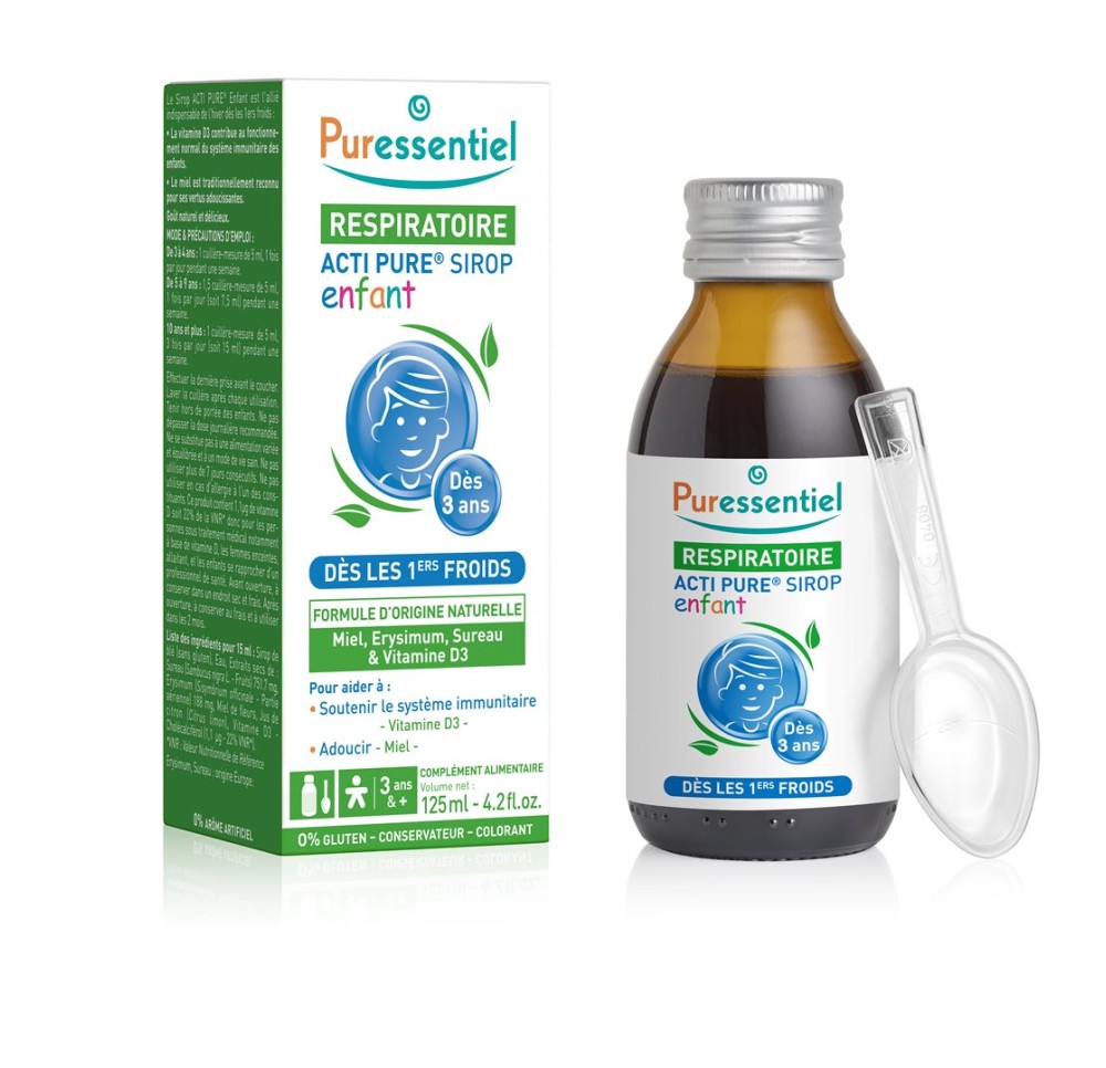 PURESSENTIEL ACTI PURE sirop enfant fl 125 ml PURESSENTIEL ACTI PURE sirop enfant fl 125 ml