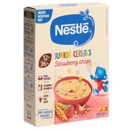 NESTLE Junior Cereals Crisps Strawberry 200 g