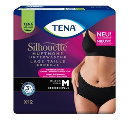 TENA Silhouette Plus M 75-100cm black 12 pce