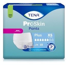 TENA Pants Plus XS 50-70cm (nouv) 14 pce