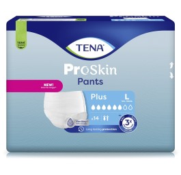TENA Pants Plus L 100-135cm (nouv) 4 x 14 pce