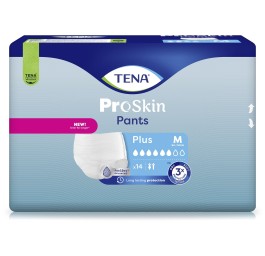TENA Pants Plus M 80-110cm (nouv) 4 x 14 pce