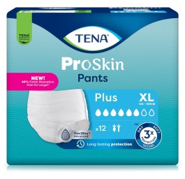 TENA Pants Plus XL 120-160cm (nouv) 4 x 12 pce