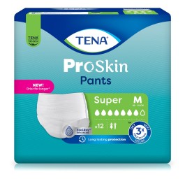 TENA Pants Super M 80-110cm (nouv) 4 x 12 pce