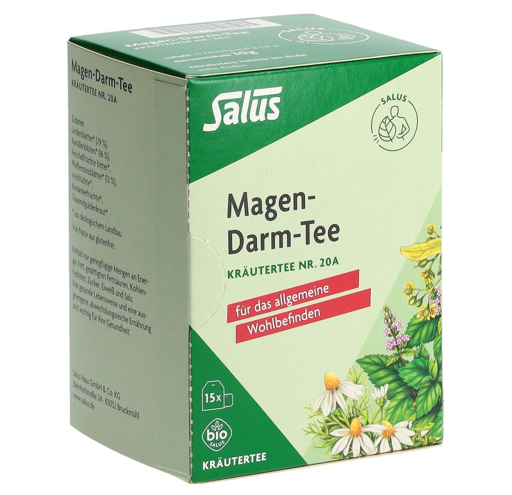 SALUS Gastro intestinaux tisane bio sach 15 pce SALUS Gastro intestinaux tisane bio sach 15 pce