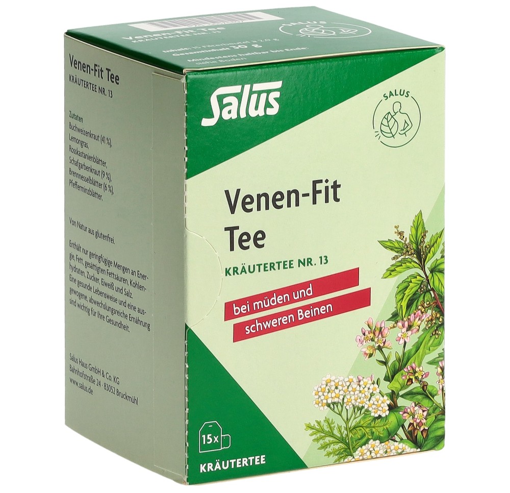SALUS Tisane pour les veines bio sach 15 pce SALUS Tisane pour les veines bio sach 15 pce