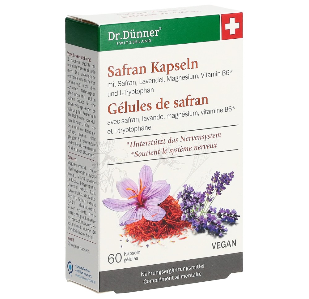 DÜNNER safran caps 60 pce DÜNNER safran caps 60 pce