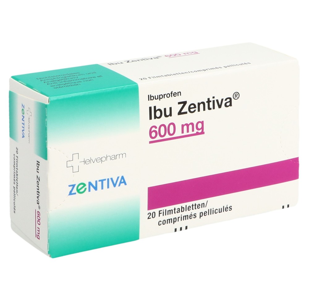 IBU Zentiva cpr pell 600 mg 20 pce IBU Zentiva cpr pell 600 mg 20 pce