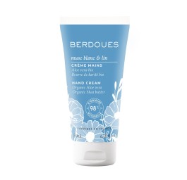 BERDOUES Musc Blanc & Lin Hand Cream 50 ml