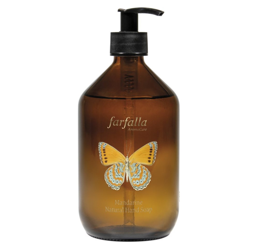 FARFALLA Savon liquide naturel mandarine 500 ml