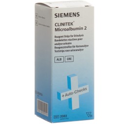 CLINITEK Microalbumin 2 bandelettes réactiv 25 pce