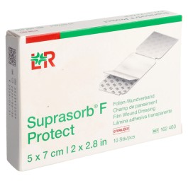 SUPRASORB F Protect 5x7cm stérile 10 pce